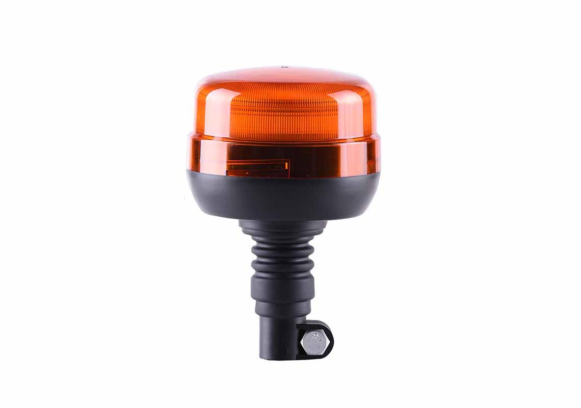 Gyrophares Oranges LED flashant - fixation tige flexible